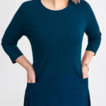 Bordowa-sukienka-bombka-plus-size-z-kieszeniami (5)