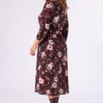 Sukienka-w-kwiaty-plus-size-midi-z-gumą-w-pasie-wielokolorowa (3)