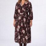 Sukienka-w-kwiaty-plus-size-midi-z-gumą-w-pasie-wielokolorowa (5)