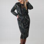 dzianinowa-sukienka-plus-size-wiazana-w-talii-zielono-czarna (6)