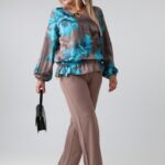 elegancka-bluzka-damska-plus-size-z-gumka-w-pasie-we-wzory-szara (5)