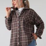 koszula-w-krate-damska-plus-size-brazowo-bezowa (3)