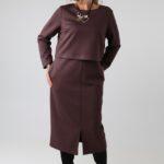 sukienka-dluga-elegancka-plus-size-z-imitacja-bluzki-brazowa (6)