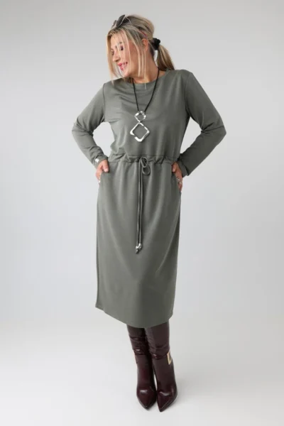 sukienka plus size na co dzień, sukienka duży rozmiar 44-52 dla puszystych kobiet