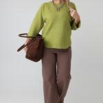 sweter-damski-plus-size-zielony-z-podwinietym-rekawem (9)