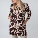 tunika oversize plus size, tunika duży rozmiar XXL dla puszystych kobiet
