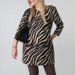 tunika oversize plus size, tunika duży rozmiar XXL dla puszystych kobiet