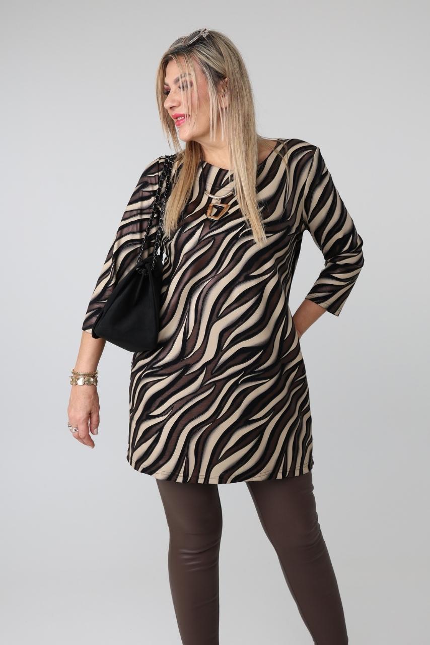tunika oversize plus size, tunika duży rozmiar XXL dla puszystych kobiet