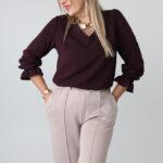 wizytowa-bluzka-damska-plus-size-dlugi-rekaw-z-gumka-sliwkowa (6)