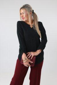 Błyszcząca bluzka plus size 44-54