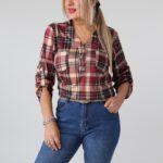 damska-bluzka-elegancka-plus-size-w-krate-z-guzikami-bordowo-bezowa (6)