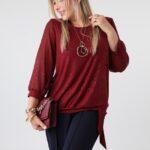 elegancka-bluzka-damska-plus-size-z-polyskiem-i-wiazaniem-bordo (4)