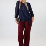 elegancka-bluzka-damska-plus-size-z-polyskiem-i-wiazaniem-granatowa (5)