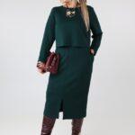 sukienka-dluga-elegancka-plus-size-z-imitacja-bluzki-butelkowa-zielen (4)
